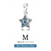 Шарм подвеска Яркая звезда / Bright Star pendant, (серебро)