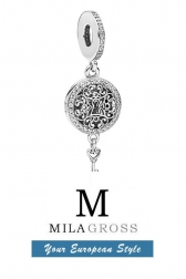 Подвес Королевская любовь (Regal love key dangle charm), серебро