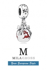 Подвеска Шарм стиль "Лесной олень" (серебро)