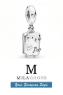 Шарм подвес "Чемодан" (Suitcase charm), серебро, Новая коллекция